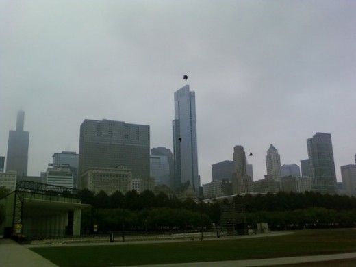 Chicago Skyline on a Hazy Day