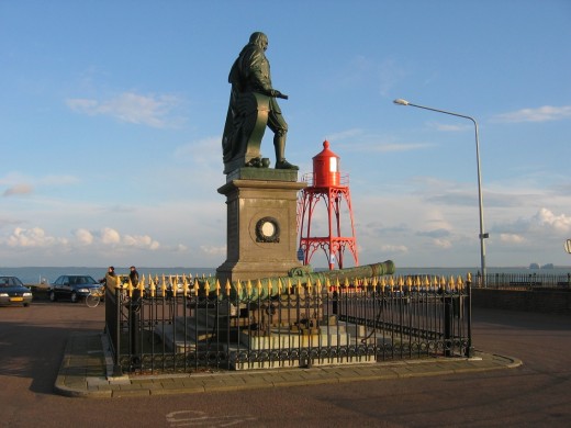 Statue of Admiral de Ruyter at Vlissingen