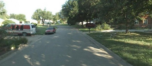 This shady comfortable street is where Marine Hedge lived until her death in April 1985. Ironcially, Rader lived only a few houses away, and they knew each other on a casual level.