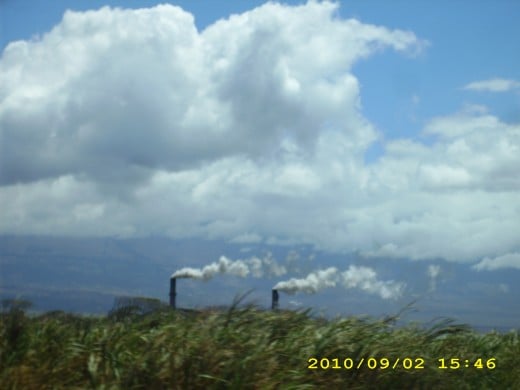 rain clouds in Maui