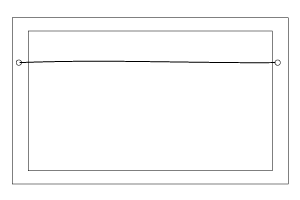 Canvas Shown With Wire Hanging Method