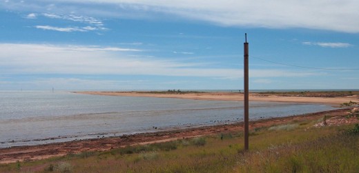 The barren reaches of the Spoil Bank