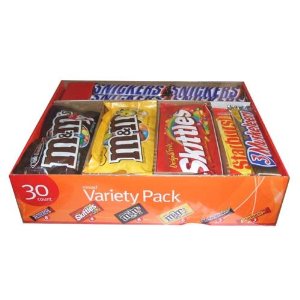 Mars M&M Mars Single Bar Variety Pack (Pack of 30)
