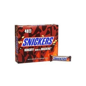 Snickers-Original Chocolate Candy Bar, 48ct