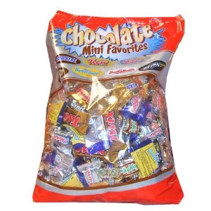 Halloween Mini Candy Bars Chocolate Mini Favorites Candies 5 Pound Bag