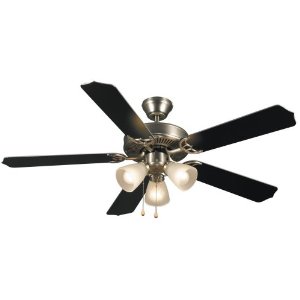 Hardware House 415935 Panama 52-Inch Ceiling Fan Brushed Nickel