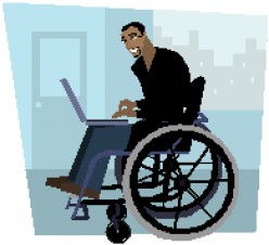 Why is the need for a wheelchair considered a disablilty