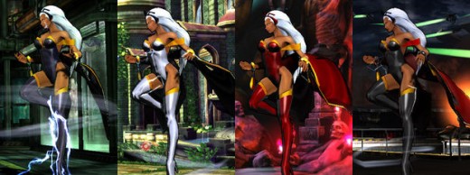 Viper and Storm both big lots of style and color to the arena