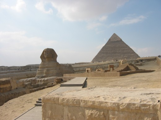 Sphinx and Pyramids