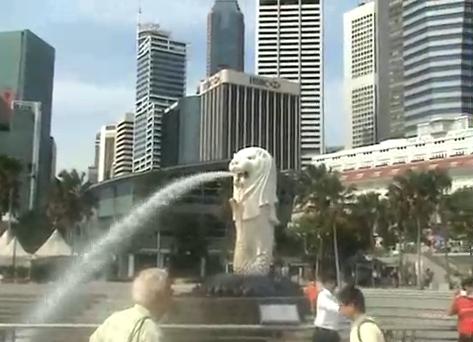 Merlion Statue in Singapore