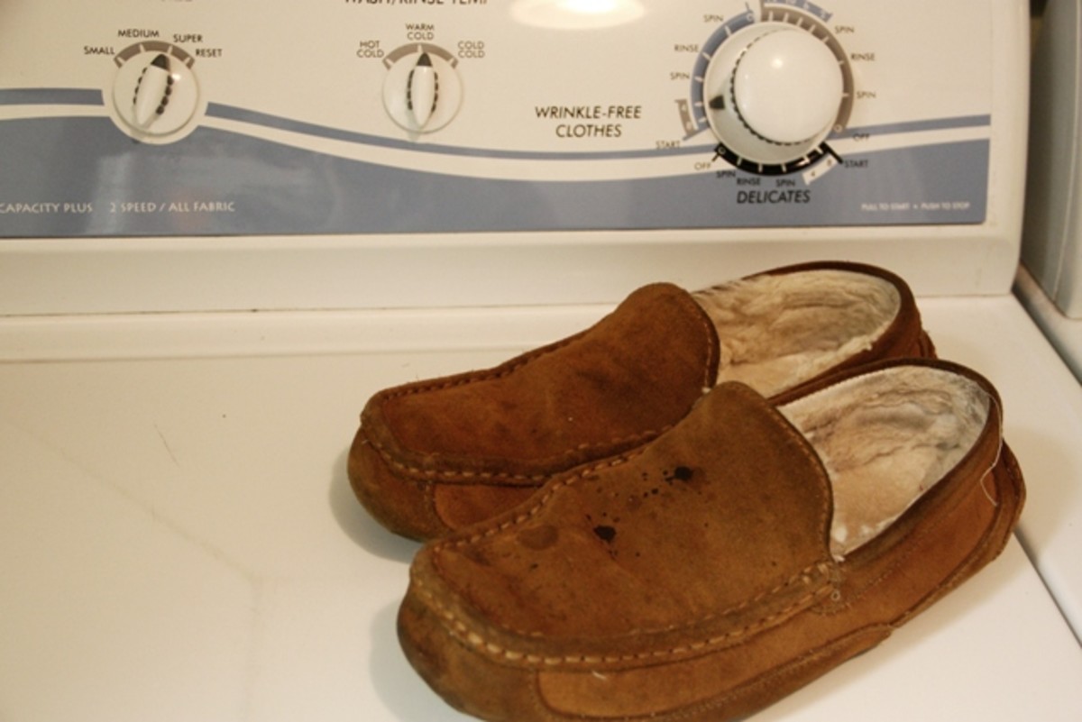 slippers suede sheepskin machine clean washing toss sure ruin them ll