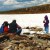 Snowfield in July on the Trail Ridge Road Snowfield in July on the Trail Ridge Road
