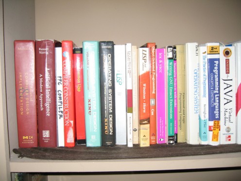 Various computer programming books