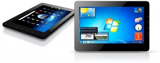 Viewsonic ViewPad 10 Pro, dual boots Windows 7 Pro and Android 2.2