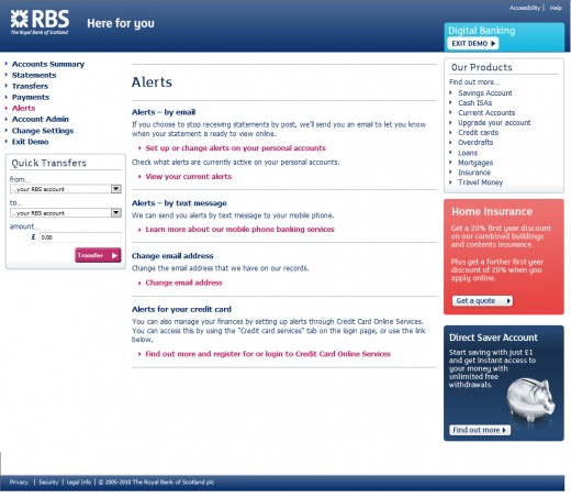 The Royal Bank of Scotland Digital Banking RBS Review | HubPages