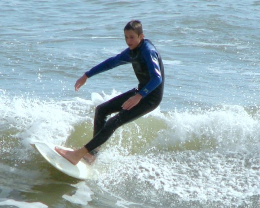 Mustang Island Surfer