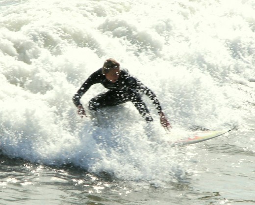 Mustang Island Surfer