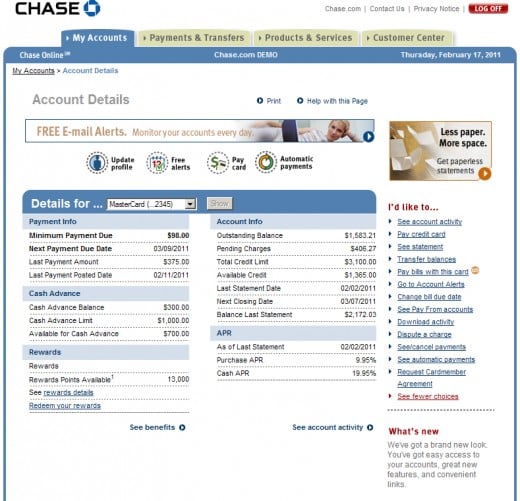 chase online bill pay