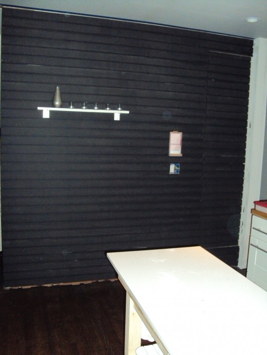 Black Accent Wall Using Slatwall for Interior Design HubPages
