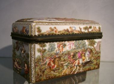 Meissen German Porcelain Trinket and Jewelry Boxes