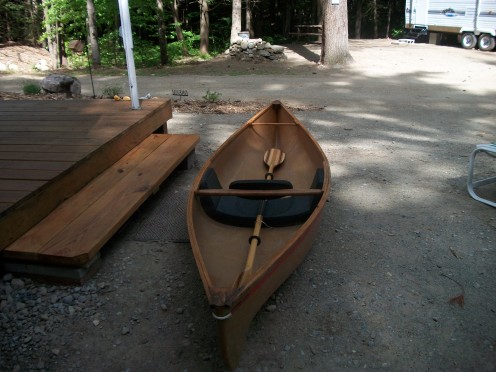 My Hornbeck Canoe