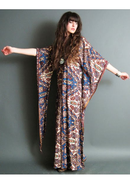 Lovely Kaftan Style, Loose Fitting Maxi Dress