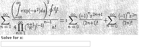 Another one for those who like to spend a week logging in. A math captcha.