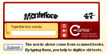 An intelligent use for captchas.