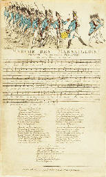 Manuscript of La Marseillaise