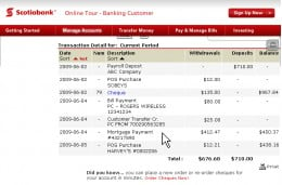 My Bank of Nova Scotia Scotiabank Internet Banking Review 