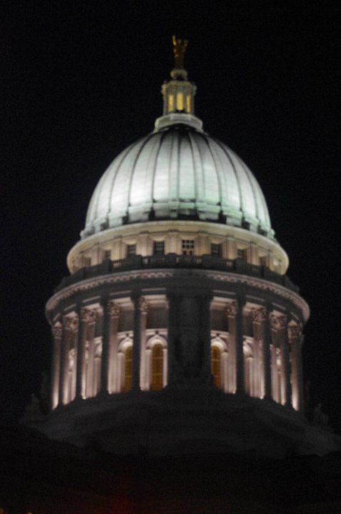 The dome at night. Taken Friday February 18th.