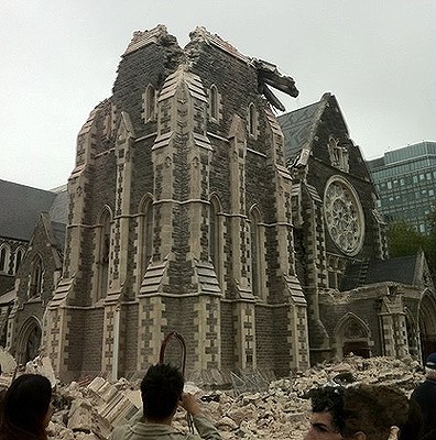Christchurch Cathedral in Christchurch Square