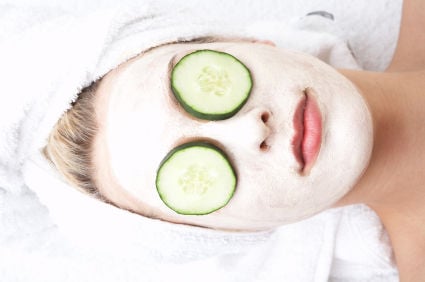 cucumbers are great for tired eyes and reducing dark circles