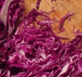 Shredded cabbage