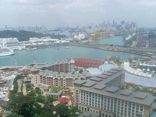 View from the Tiger Sky Tower.