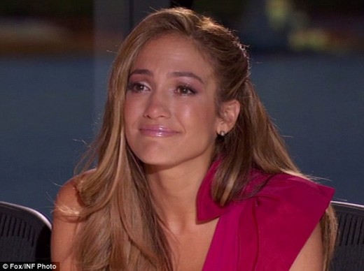 Jennifer in tears