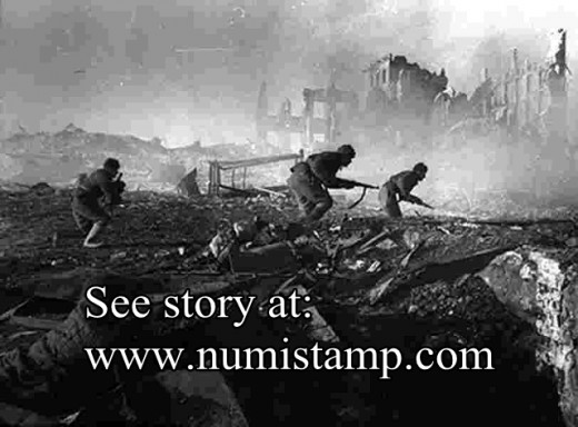Stalingrad 1942/1943 -- Russian troops fight the invader street by street