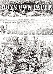 The very first issue of Boy's Own Paper...image from Wikipedia