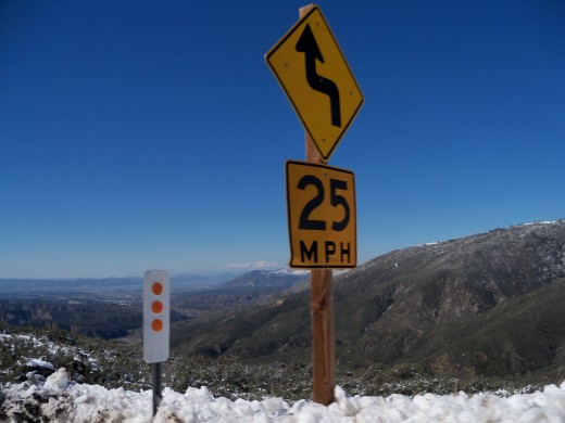 The roads are steep and they are curvy. Watch your speeds and it will make it less scary!