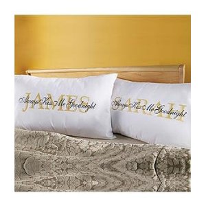 Always Kiss Me Goodnight Pillowcases