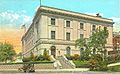 zold Post Office now it is the city hall. It replaced the post office and custome house in the great fire of 1911. It is from a 1920 postcard.