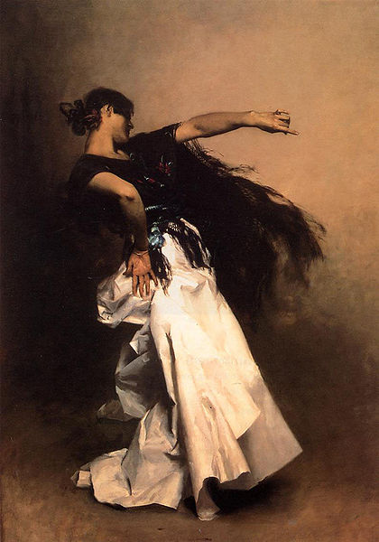 Spanish Dancer painted by John Singer Sargent ~1881