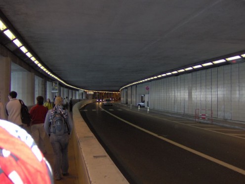 A Monaco tunnel