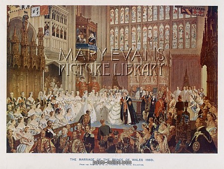 King Edward VII wedding to Alexandra 1863