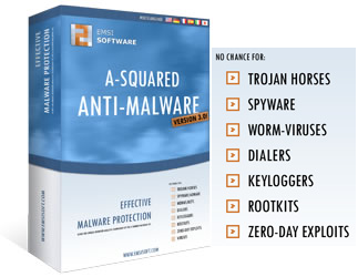 Some types of malware a-squared is capable of detecting and erasing