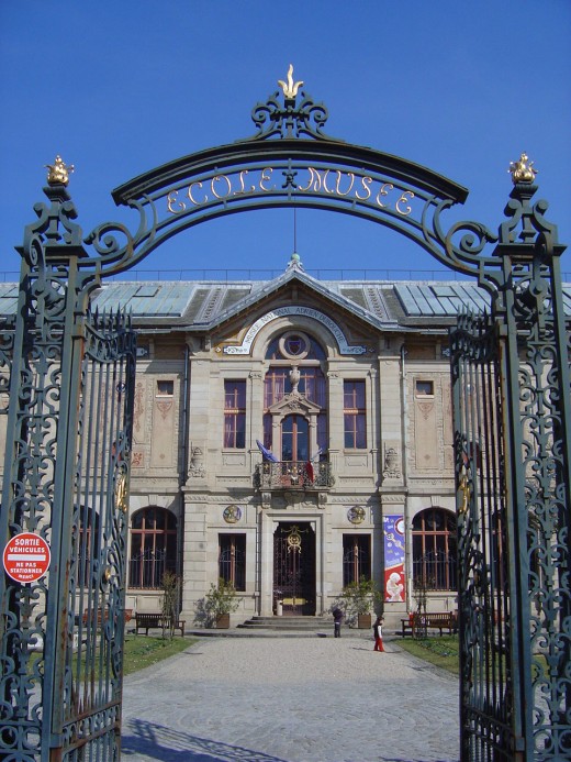 Musee National Adrien Dubouch. The Porcelain Museum is situated in the centre of Limoges.