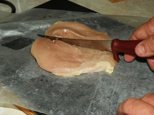 Starting at the side of the fillet and working towards the end makes a good butterfly fillet.