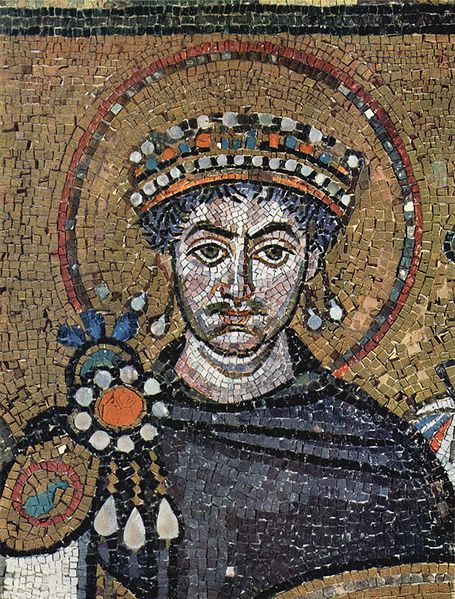 Portrait of Emperor Justinian I.