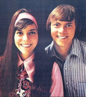Karen Carpenter, with her brother, early in her career.