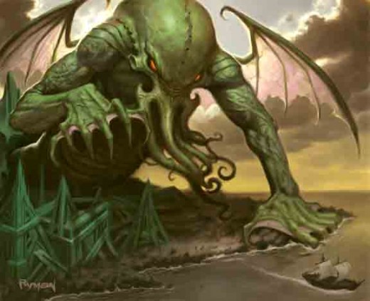 A really inspiring piece of Cthulhu art by James Ryman.